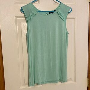 Banana Republic Light Green Sleeveless Tank Top